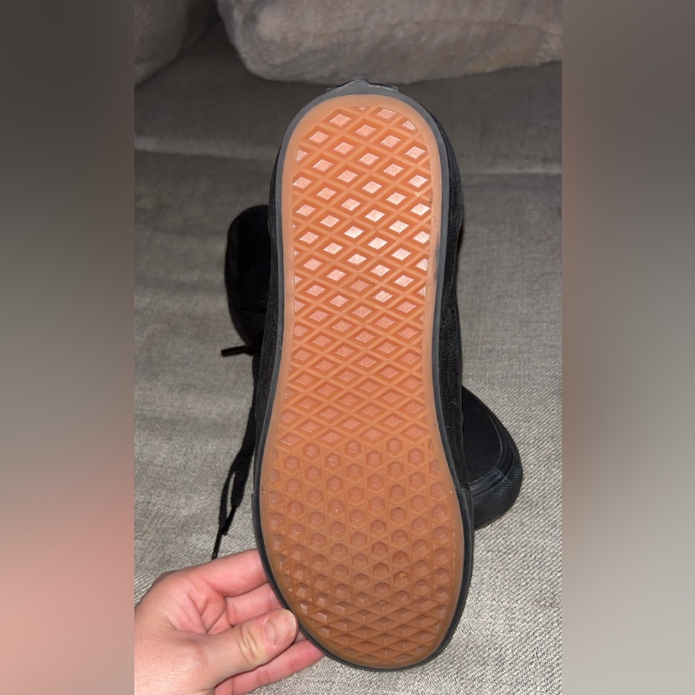 Vans Black Low-Top Canvas Sneakers - Picture 3 of 7